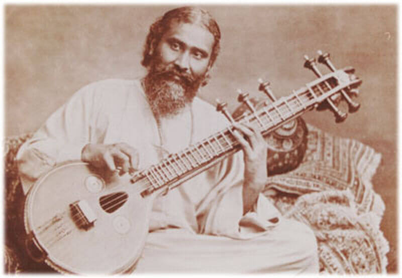 Hazrat Inayat Khan with Veena