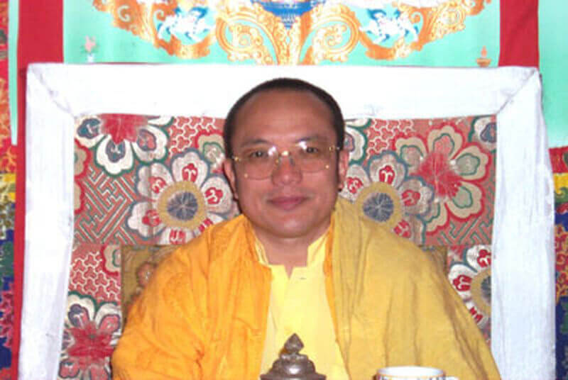 HH the 12th TaiSitu Rinpoche giving teachings