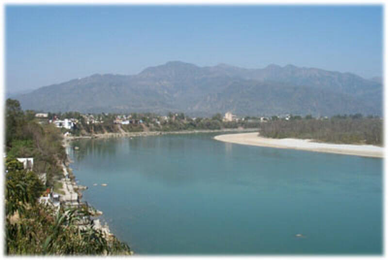 The sacred river Ganges in Rishikesh